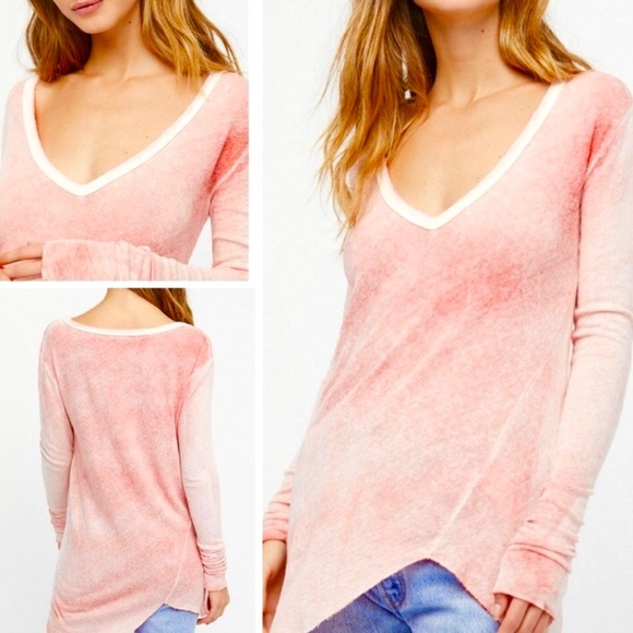 Free People Tops - Free People We The Free Long Beach Red Top XS